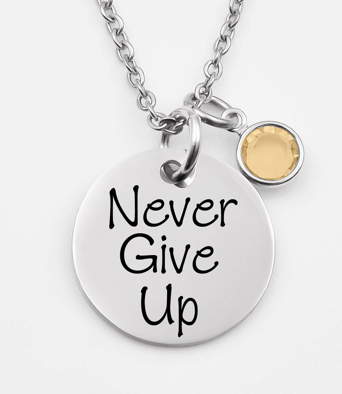 Nie Aufgeben, Motivierende Kette, Ermutigung Geschenk, Weiterzumachen, Stärke von XOXOandcompany