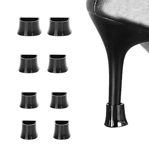 XOXVURI Absatzschoner High Heels 4 Größen, Glänzend Absatzschoner Tanzschuhe High Heel Protector Absatzschoner für High Heels Absatzschoner Sohle für Gras für Hochzeiten im Freien (4-Paar) von XOXVURI
