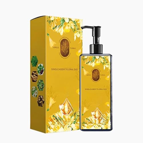 Nourishing Plant-Based Hair Color, Long-Lasting & Natural Hair Color Shampoo, Even And Natural Gray Hair Coverage, Softens and Adds Shine for Men Women (Natural Black) von XOYHFQ
