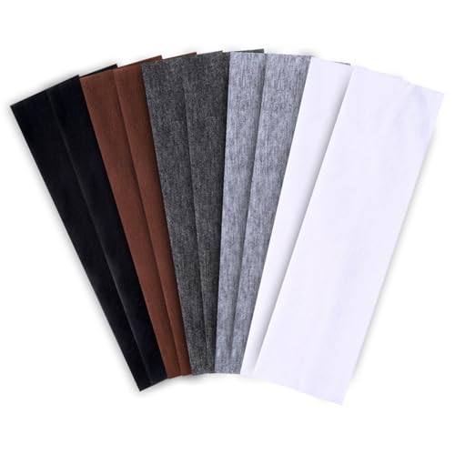 XOYTN 10 Stück einfarbige dehnbare Stirnbänder, weich, modisch, elastisch, atmungsaktives Jersey-Stoff, Damen-Haarbänder, Schweißbänder für Workout, Yoga, Laufen, Sport XOYTN 10 Stück einfarbige dehnbare Stirnbänder, weich, modisch, elastisch, atmungsaktives Jersey-Stoff, Damen-Haarbänder, Schweißbänder für Workout, Yoga, Laufen, Sport von XOYTN