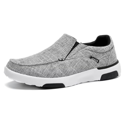 XPACS Bequeme orthopädische Herren-Slipper mit Fußgewölbeunterstützung, bequeme, stützende Freizeitschuhe zur Linderung von Plantarfasziitis, stilvolle Wanderschuhe für den Außenbereich, W4-light grey XPACS Bequeme orthopädische Herren-Slipper mit Fußgewölbeunterstützung, bequeme, stützende Freizeitschuhe zur Linderung von Plantarfasziitis, stilvolle Wanderschuhe für den Außenbereich, W4-light grey von XPACS