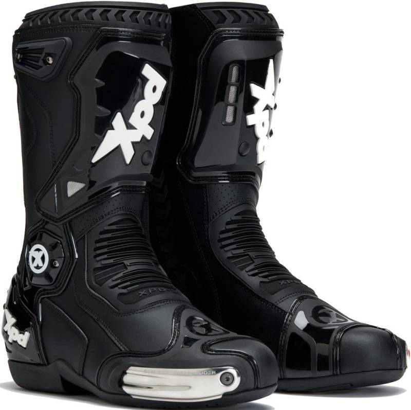 XPD XP6-S Motorrad Stiefel Motorradstiefel Atmungsaktiv Belüftet belüftet protektoren abriebfest von XPD
