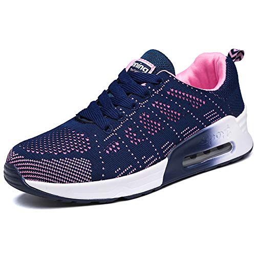 XPERSISTENCE Laufschuhe Damen AIR Straßenlaufschuhe Atmungsaktiv Bequem Turnschuhe Mode Freizeitschuhe Blau 39 EU von XPERSISTENCE