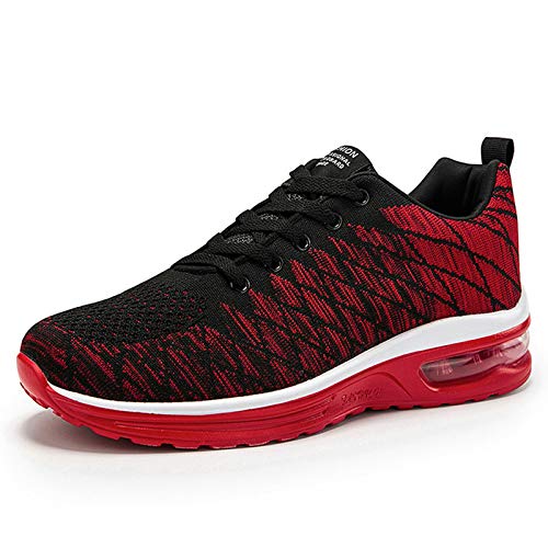 XPERSISTENCE Sportschuhe Damen Turnschuhe Laufschuhe Fitness Outdoors mit Luftkissen Leichut Rot Größe 39 von XPERSISTENCE