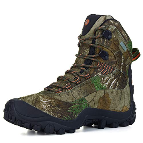 XPETI Thermator Wanderschuhe Damen Wasserdicht Winter Outdoorschuhe Trekkingschuh Wanderstiefel Trekkingstiefel Bergschuhe Hikingschuhe Camouflage EU 36 von XPETI