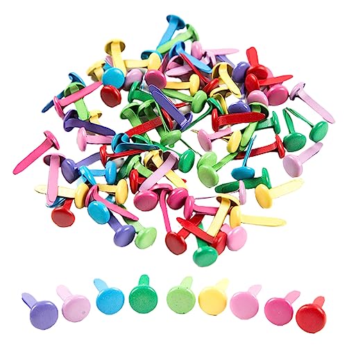 XPE 200 PCS musterbeutelklammern briefklammern beutelklammern nietklammern mini bastel klemmen musterbeutelklammern buntes herz verschlussklammern clips mit nadel musterklammern herz von XPEX