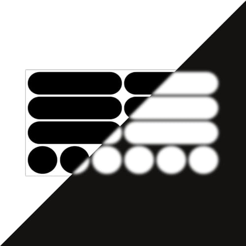 XPEX 1 Satz Motorradhelm Reflektoren Aufkleber, Motorrad Reflektierende Aufkleber, Fahrrad Aufkleber, Reflektor Nacht Sichtbarkeit Signalisierung, Optimierte Haftung Set Aufkleber Retro von XPEX