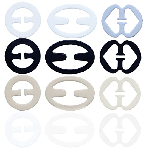 XPEX 12PCS Schulterpolster Damen,BH Träger Clip, Damen BH Träger Halter, Unsichtbar BH Träger Clip Set für Damen Frauen,Bh Verlängerung Rückenfrei,Bh Clips für bh träger von XPEX