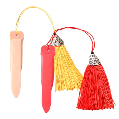 XPEX 2 Stück Clip-Lesezeichen Personalisiert Lesezeichen Für Buchliebhaber Leser Frauen Männer Mädchen Freunde Lehrer（E） von XPEX