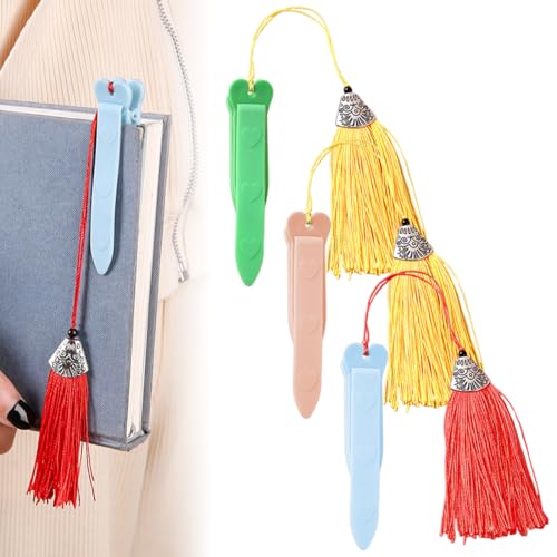 XPEX 3 Stück Automatisches lesezeichen Automatic bookmark Automatische Lesezeichen, Lesezeichen Kinder, Lesezeichen, Bookmark, Lesezeichen Papier, Lesezubehör, Silikon Lesezeichen für Bücher（B） von XPEX