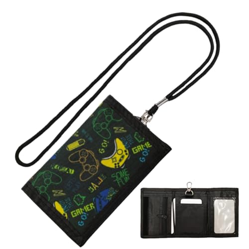 XPEX Geldtasche Jungen Brustbeutel Geldbeutel Portmonee Portemonnaie Geldbörse Münzbeutel für Reisen und Spielkonsole von XPEX