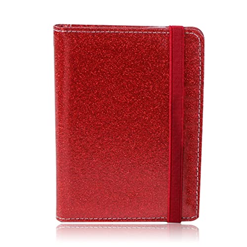 XPEX ROT Passport Hülle,Reisepasshülle, Reisepass Hülle Passport Cover, Urlaub Must Haves,PU-Leder Reisepass Tasche für Herren und Damen Urlaub Zubehör Travel Organizer (A) von XPEX