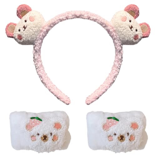 XPEX Stirnband mit Bärenohren, niedliches Party-Haarband für Gesichtsmaske, Spa und dekorative Accessoires für Erwachsene und Kinder XPEX Stirnband mit Bärenohren, niedliches Party-Haarband für Gesichtsmaske, Spa und dekorative Accessoires für Erwachsene und Kinder von XPEX
