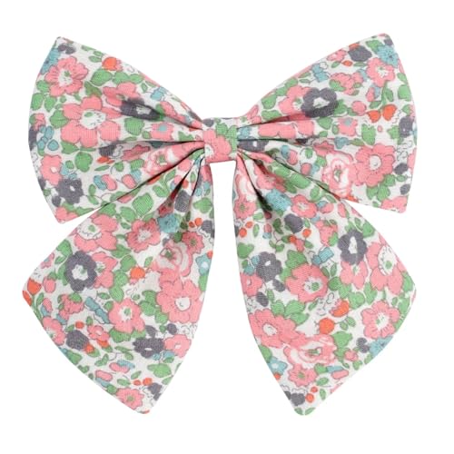 Haarklammer Haarspangen Stickerei Schmetterling Haarspangen Solide Bowknote Haarnadel Handgemachte Haarspangen Kinder Kopfbedeckung Geschenke(Color:A60 11.5x11.5cm1Pcs) von XPJYUA