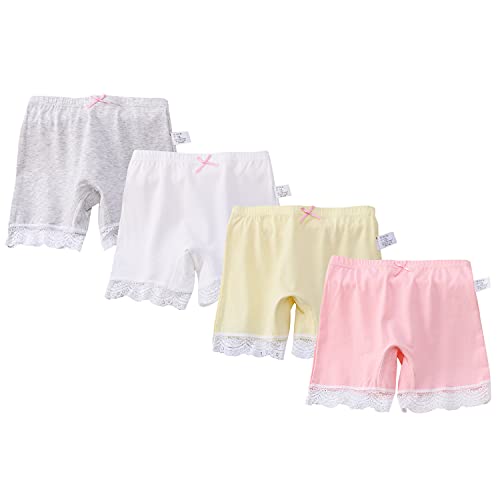 XPXGMT Spitze Baumwolle Mädchen Unterwäsche, Unterhosen für Mädchen, Boxershorts, Kinder Sicherheitsshorts 3-5 Jahre(L) von XPXGMT
