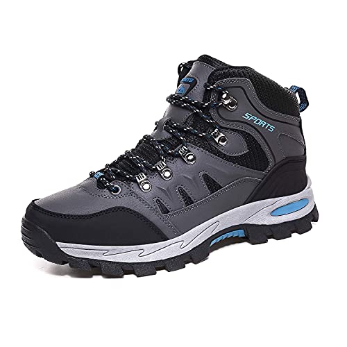 XQXT Wanderschuhe Herren Damen High Trekkingschuhe Wanderstiefel Outdoorschuhe (36,Grau) von XQXT