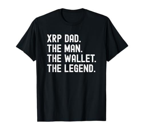 XRP Dad The Man The Wallet The Legend Crypto Merchandise T-Shirt XRP Dad The Man The Wallet The Legend Crypto Merchandise T-Shirt von XRP Dad Wallet Tee Shirts for Men