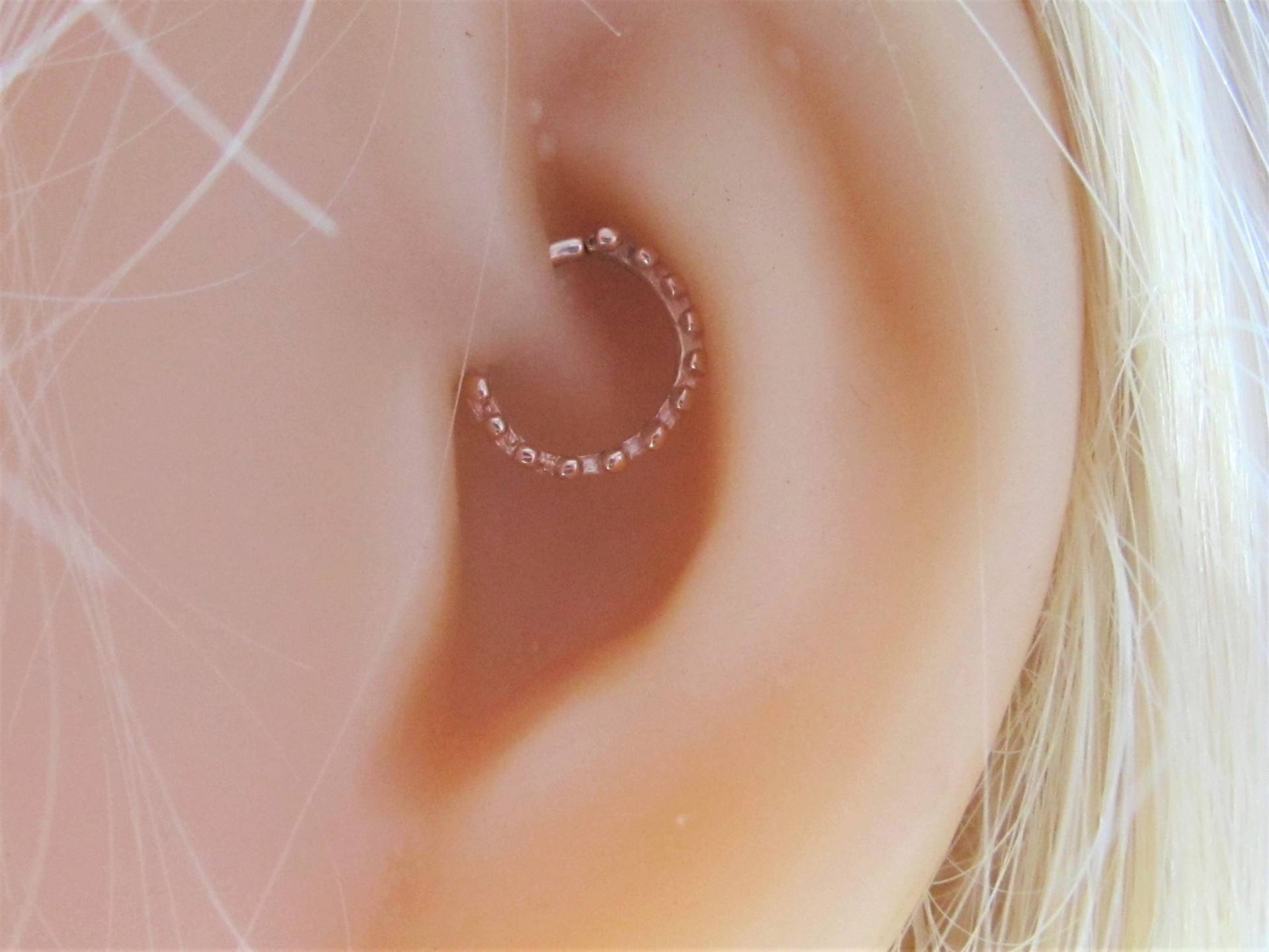 14K Rose Gold Daith, Knorpel, Helix Ring..18G..8 Mm von XSBodyJewelry
