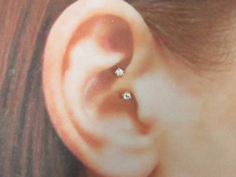 14K Solid Gold Daith Piercing, Daith, Innengefädelt Curved Barbell ...16G ...8 Mm 14K Solid Gold Daith Piercing, Daith, Innengefädelt Curved Barbell ...16G ...8 Mm von XSBodyJewelry