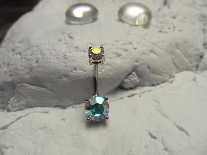 Aurora Sparkle Prung Set Bauchring von XSBodyJewelry