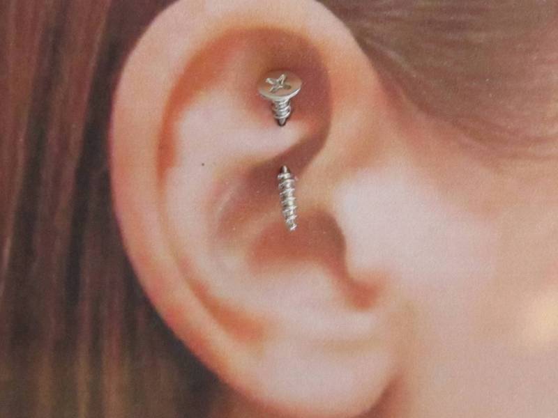 Turm-Piercing Schraube Bolt Curved Barbell..16G..8 Mm Turm-Piercing Schraube Bolt Curved Barbell..16G..8 Mm von XSBodyJewelry