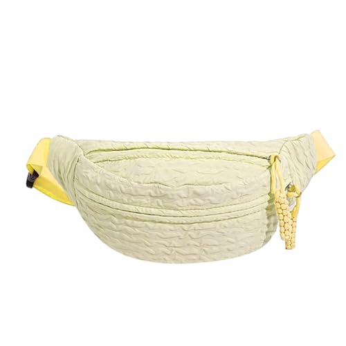XSDSLS Bauchtasche für Damen Crossbody Bag Gürteltasche Hüfttasche Klein Waist Fanny Pack Umhängetasche für Outdoor Sport Reisen Wandern Klettern Radfahren Urlaub Spaziergang (Gelb) von XSDSLS