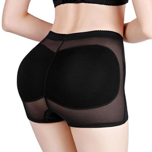 XSDSLS Damen Butt Lifter Höschen HüFte Po Push Up Unterhose Hip Enhancer Shapewear Gepolstert Miederhose Herausnehmbarer Hüfte Pads Unterwäsche Bauchweg Bauchkontrolle (Schwarz, M) von XSDSLS