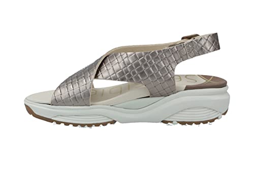 Xsensible Corfu Edle Bequeme Sandalette Weite G, Color:braun, 11-Deutsch:39 von Xsensible