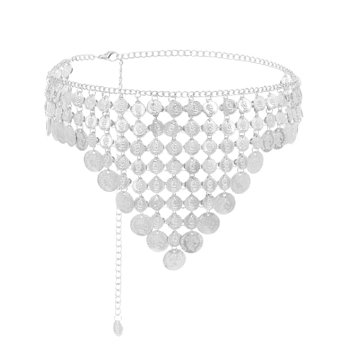 1 STÜCKE Bauchtanz Taille Kette Party Gürtel Up Zubehör frauen Körper Schmuck(3) von XSFAMGB