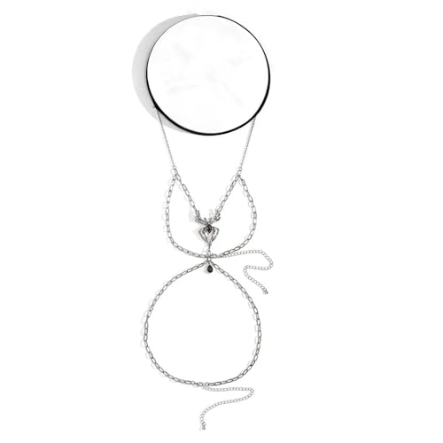 XSFAMGB 1 STÜCK Quaste Beinkette for Frauen Individueller Leichter High-End-Körperschmuck Minimalistisches Zubehör(2) von XSFAMGB