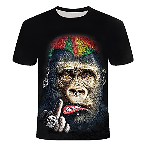 XSHUHANP Herren T-Shirts 3D Druck 3D Leopard Löwe Orang-Utan Tiger T-Shirt Männer Und Frauen Mode Tierdruck Lustiger AFFE Kurzarm Sommer Top T-Shirt T-Shirt Männer S-6Xl XXL XSHUHANP Herren T-Shirts 3D Druck 3D Leopard Löwe Orang-Utan Tiger T-Shirt Männer Und Frauen Mode Tierdruck Lustiger AFFE Kurzarm Sommer Top T-Shirt T-Shirt Männer S-6Xl XXL von XSHUHANP