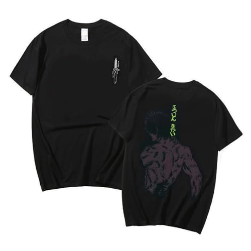 Jujutsu Kaisen T-Shirts Toji Fushiguro Muster Top Fushiguro Sommer Kurze Ärmel T-Shirts Rundhalsausschnitt Top Jujutsu Toji Fushiguro T-Shirts für Anime-Liebhaber von XSLGOGO