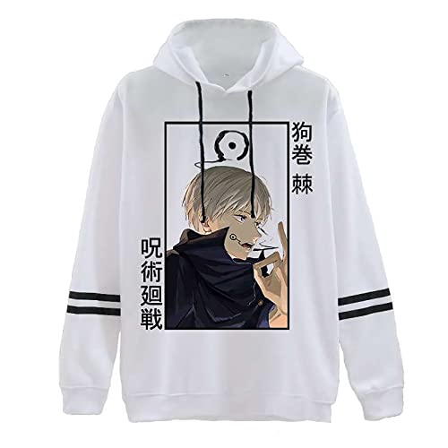 XSLGOGO Anime Jujutsu Kaisen Hoodie Inumaki Toge Pullover Japanischer Anime Manga Jujutsu Kaisen Toge Inumaki Hoodie Cosplay Kostüm Pullover Für Fans von XSLGOGO