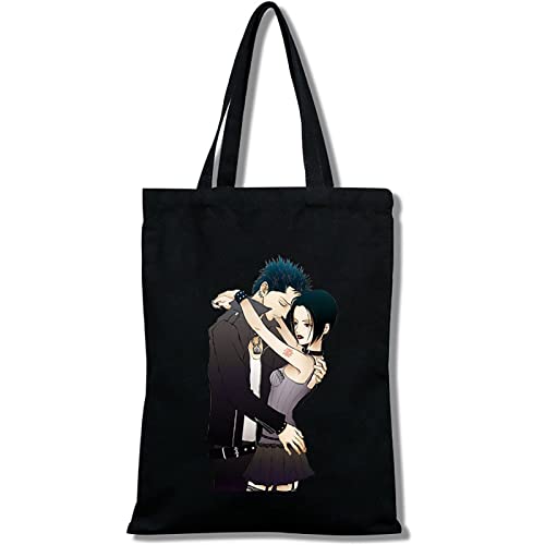 XSLGOGO Anime Nana Canvas Tragetaschen Nana Osaki Umhängetasche Wiederverwendbare Einkaufstasche Nana Komatsu Umhängetasche Lässige Schule Tägliche Canvas Taschen von XSLGOGO