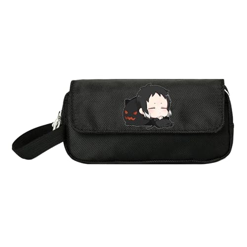 XSLGOGO Bungo Stray Dogs Anime Cartoon Federtasche Studenten große Kapazität Federtasche Schreibwaren Federtasche Dazai Osamu Nakahara Chuuya Federtasche von XSLGOGO