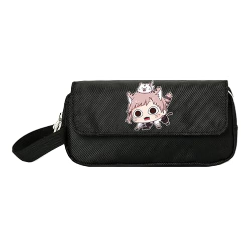 XSLGOGO Bungo Stray Dogs Anime Cartoon Federtasche Studenten große Kapazität Federtasche Schreibwaren Federtasche Dazai Osamu Nakahara Chuuya Federtasche von XSLGOGO