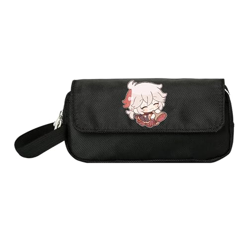 XSLGOGO Genshin Impact Anime Cartoon Federtasche Studenten große Kapazität Federtasche Schreibwaren Federtasche Genshin Impact Federtasche von XSLGOGO