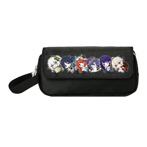 XSLGOGO Genshin Impact Anime Cartoon Federtasche Studenten große Kapazität Federtasche Schreibwaren Federtasche Genshin Impact Federtasche von XSLGOGO