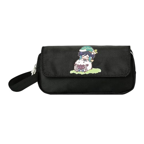 XSLGOGO Genshin Impact Anime Cartoon Federtasche Studenten große Kapazität Federtasche Schreibwaren Federtasche Genshin Impact Federtasche von XSLGOGO