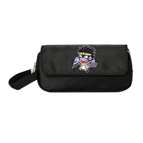 XSLGOGO JoJo's Bizarre Adventure Anime Cartoon Federtasche Studenten große Kapazität Federtasche Schreibwaren Federtasche JoJo Federtasche von XSLGOGO