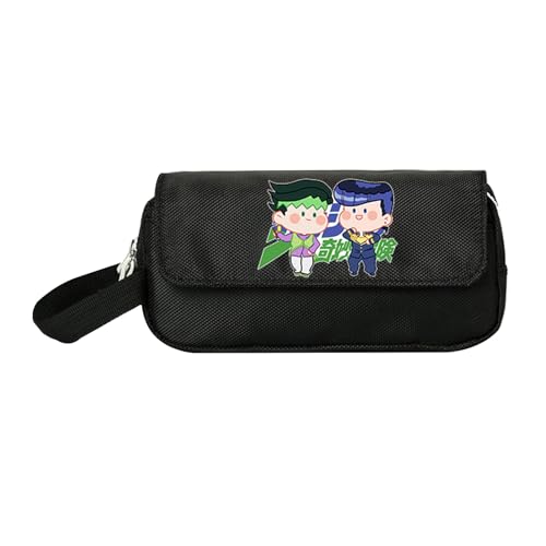 XSLGOGO JoJo's Bizarre Adventure Anime Cartoon Federtasche Studenten große Kapazität Federtasche Schreibwaren Federtasche JoJo Federtasche von XSLGOGO