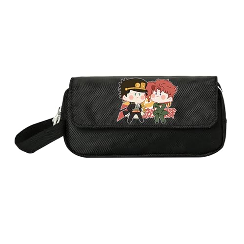 XSLGOGO JoJo's Bizarre Adventure Anime Cartoon Federtasche Studenten große Kapazität Federtasche Schreibwaren Federtasche JoJo Federtasche von XSLGOGO