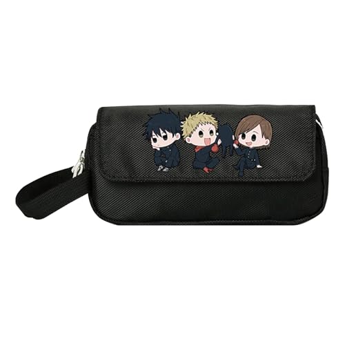 XSLGOGO Jujutsu Kaisen Anime Cartoon Federtasche Studenten große Kapazität Federtasche Schreibwaren Federtasche Gojo Satoru Federtasche von XSLGOGO