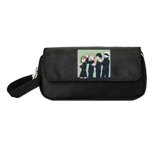 XSLGOGO Jujutsu Kaisen Anime Cartoon Federtasche Studenten große Kapazität Federtasche Schreibwaren Federtasche Gojo Satoru Federtasche von XSLGOGO