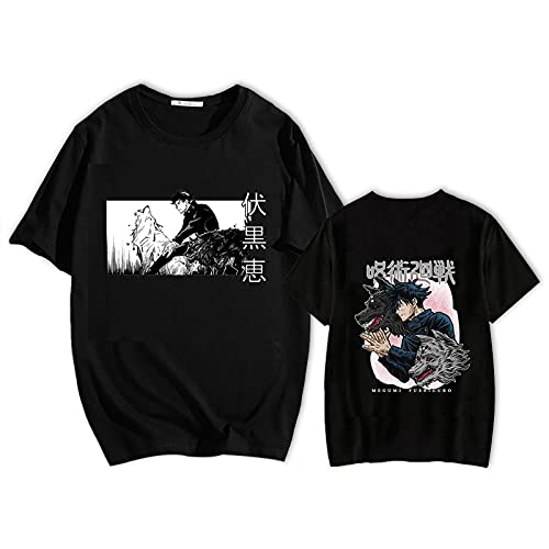 XSLGOGO Jujutsu Kaisen Hoodie Megumi Fushiguro Hoodie Fushiguro Megumi T-Shirts Pullover Megumi Fushiguro Lässige Kapuzenoberteile von XSLGOGO