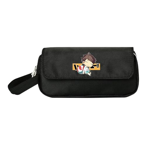 XSLGOGO Karasuno Hinata Shoyo Anime Cartoon Federtasche Studenten große Kapazität Federtasche Schreibwaren Federtasche Tobio Kageyama Federtasche von XSLGOGO