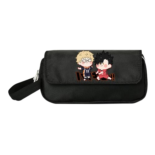 XSLGOGO Karasuno Hinata Shoyo Anime Cartoon Federtasche Studenten große Kapazität Federtasche Schreibwaren Federtasche Tobio Kageyama Federtasche von XSLGOGO