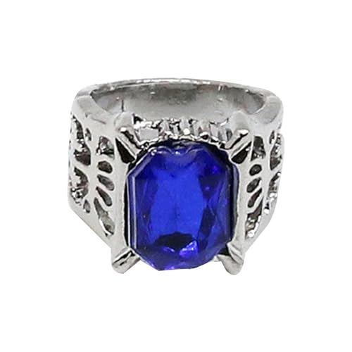 XSLGOGO Schwarzer Butler Phantomhive Ciel Saphir Ring - Anime Cosplay Prop Peripherie von XSLGOGO