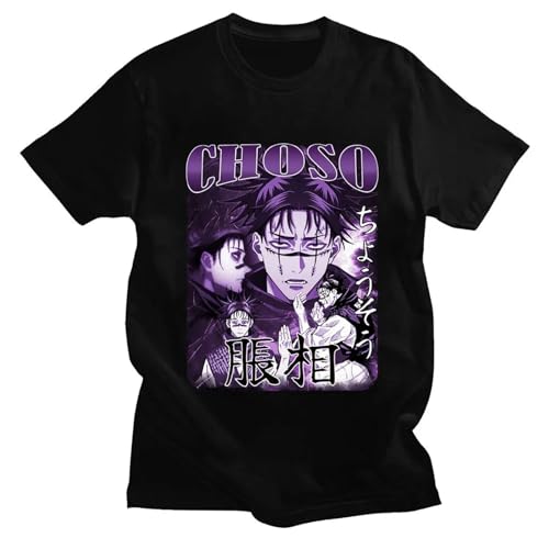 XSLGOGO Unisex Jujutsu Kaisen Choso T-Shirt Choso Langarm Kapuzenpullover Choso Cosplay Kostüm von XSLGOGO