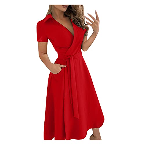 Ausgestelltes Kleid Frauen Sexy Spitzenkleid Temperament Langärmlige Samtnähte Mesh Kleider Mode Solide Casual Partykleid Damen Kleid Kurz Elegant Damen Lange Kleider von XTBFOOJ